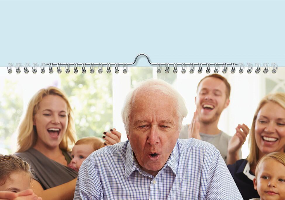 Verjaardagskalender A4 Liggend