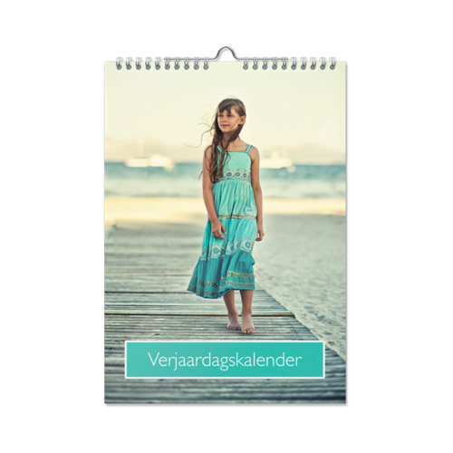 Verjaardagskalender A4 Staand