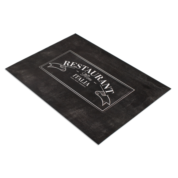 Menukaart A4 liggend achterkant Menukaart A4 liggend achterkant