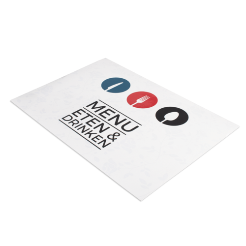 Menukaart A3 liggend achterkant 