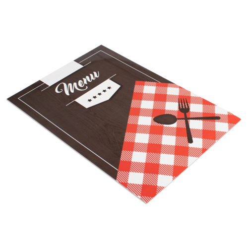 Menukaart A4 voorkant Menukaart A4 voorkant