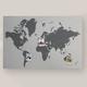 Retroprints op wereldkaart Retroprints op wereldkaart
