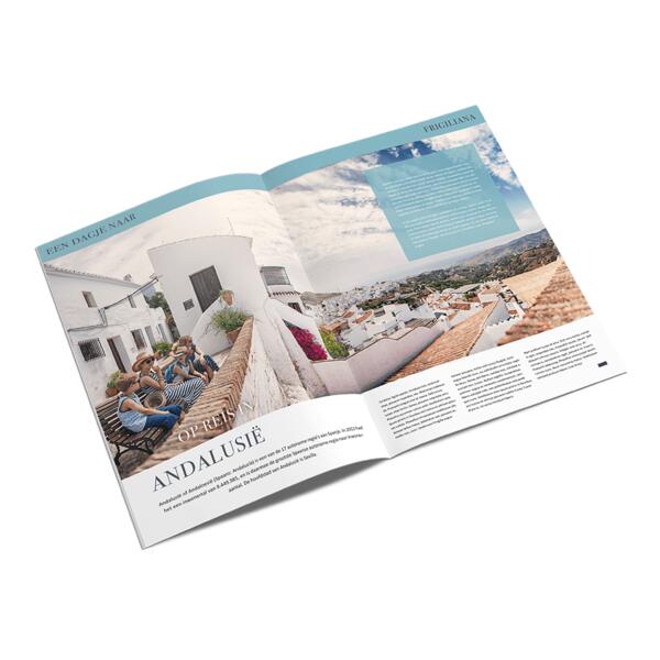 Tijdschrift A4 Staand Openliggend Tijdschrift A4 Staand Openliggend