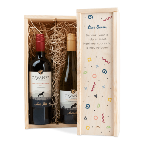 Laat je eigen wijnkist bedrukken!