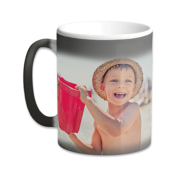 Magische mok met foto maken