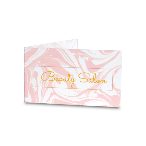 Gevouwen visitekaartje maken