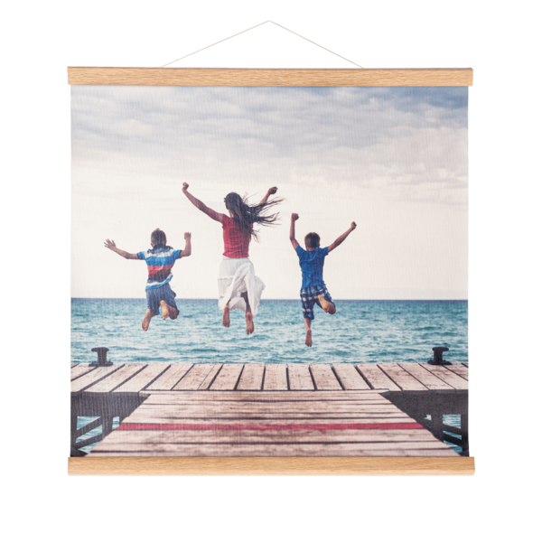 Foto op textielposter