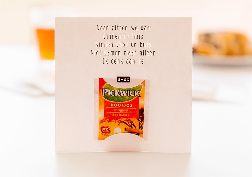 Kaart met Theezakje Kaart met Theezakje