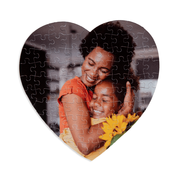 Puzzel hart moeder en dochter Puzzel hart moeder en dochter