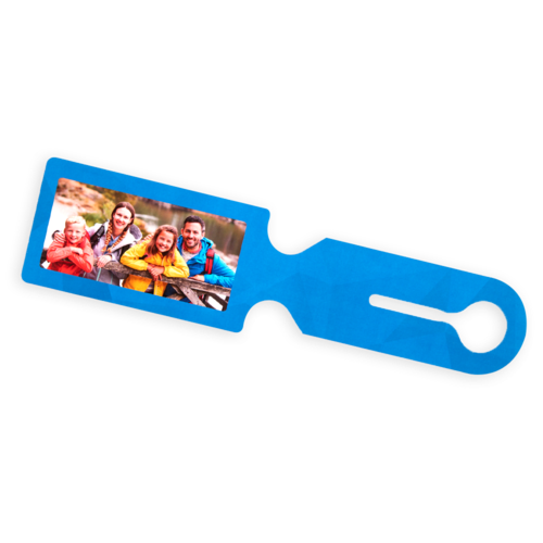 Bagagelabel met foto