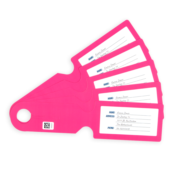 Eigen bagagelabels maken Eigen bagagelabels maken