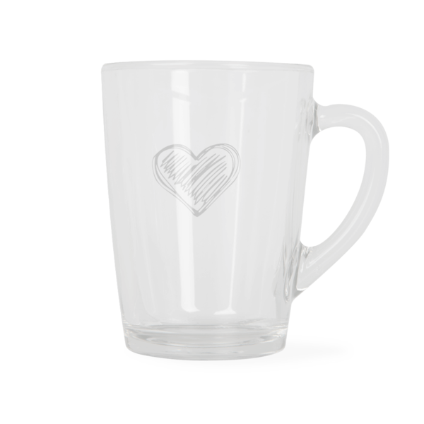 Theeglas graveren met logo Theeglas graveren met logo