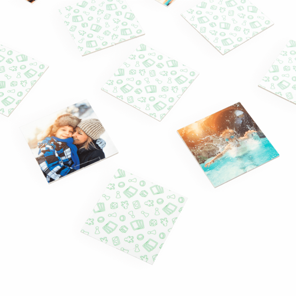 Memory-spel met eigen foto's
