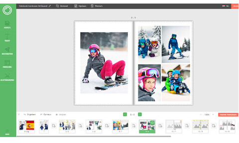 Fotoboek maken in de online editor